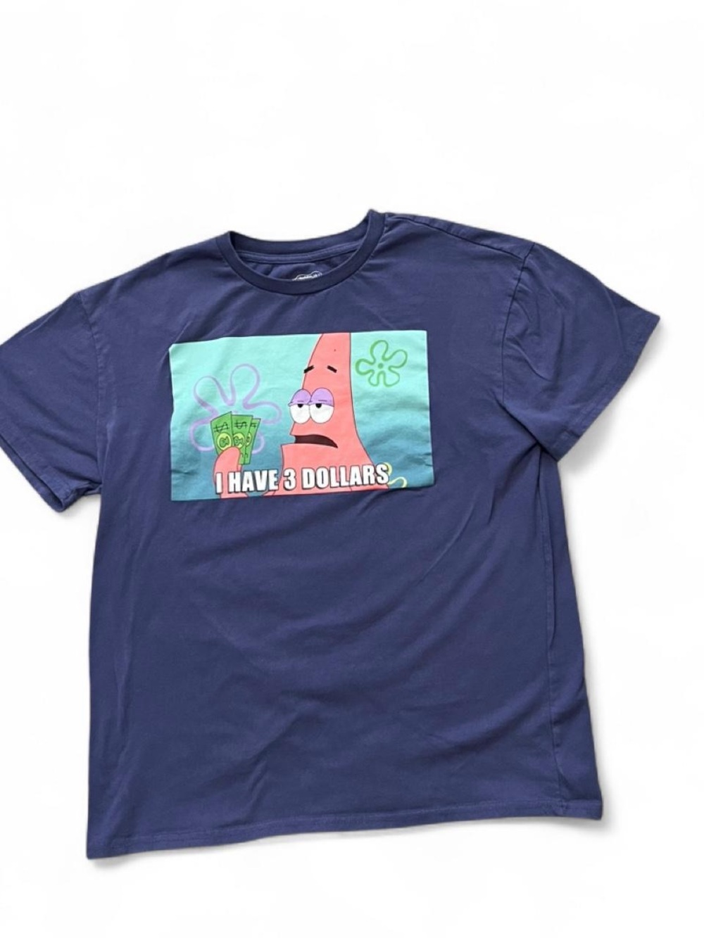 SpongeBob Squarepants Navy T-Shirt with Patrick Star Graphic